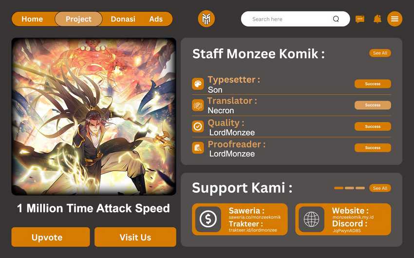 1 Million Times Attack Speed chapter 18 halaman 1