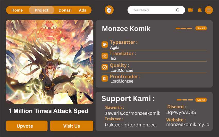 1 Million Times Attack Speed chapter 29 halaman 1