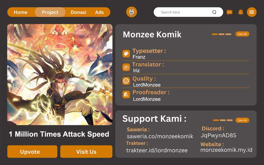 1 Million Times Attack Speed chapter 40 halaman 1