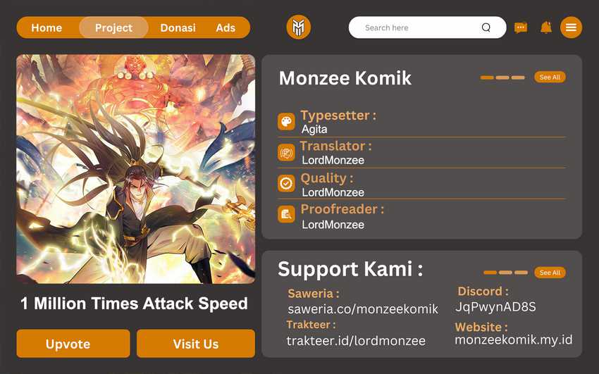 1 Million Times Attack Speed chapter 46 halaman 1