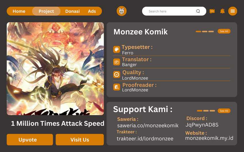 1 Million Times Attack Speed chapter 67 halaman 1