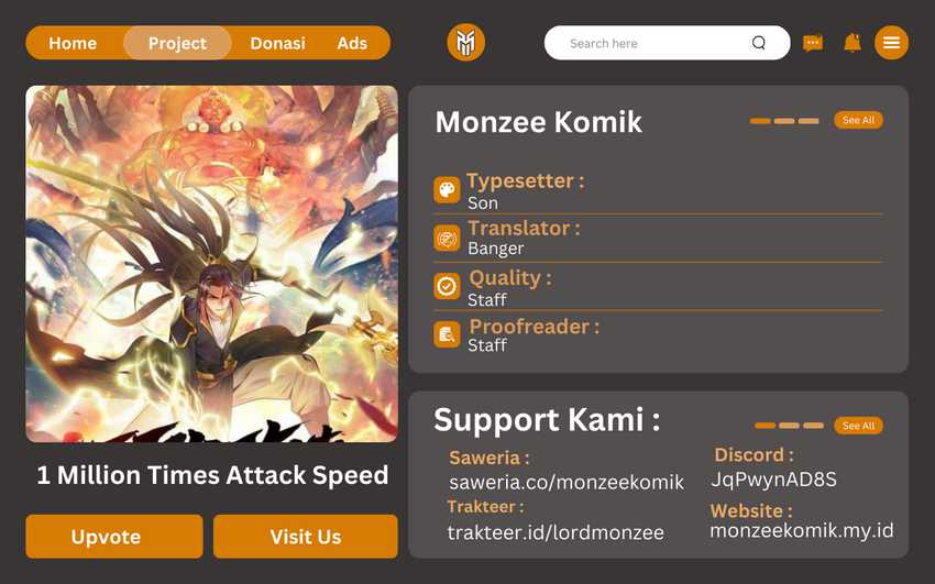 1 Million Times Attack Speed Bab 69 halaman 1
