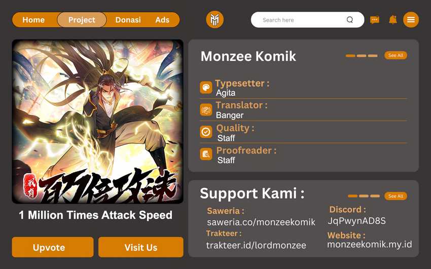 1 Million Times Attack Speed Bab 72 halaman 1