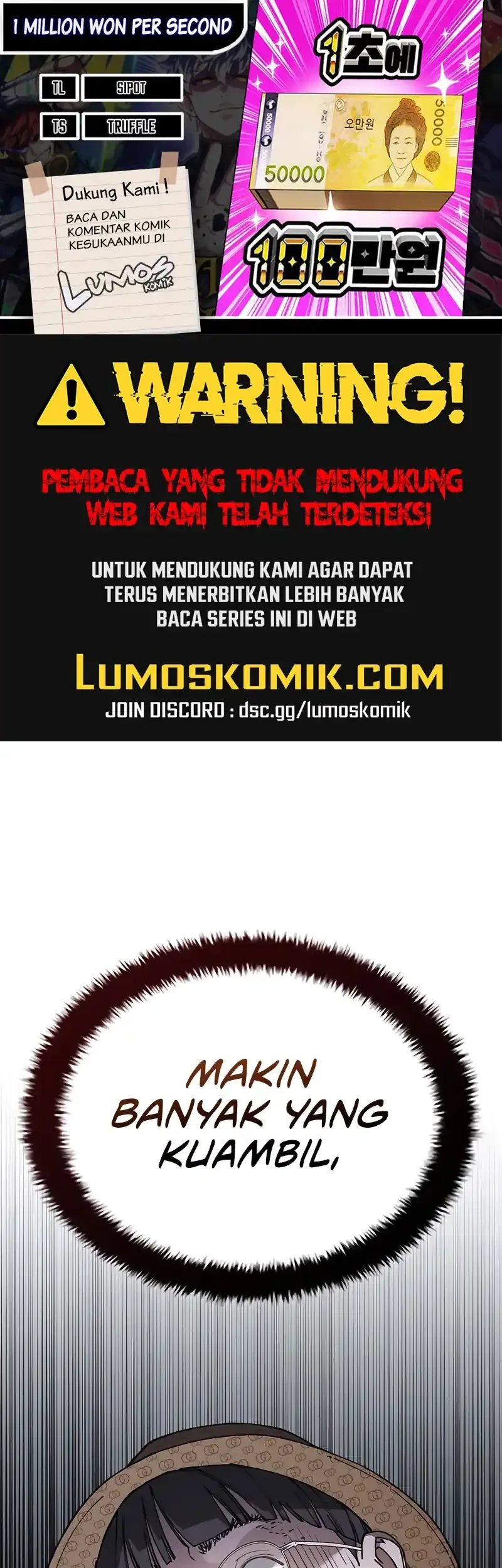 1 Million Won Per Second Bab 4 halaman 1