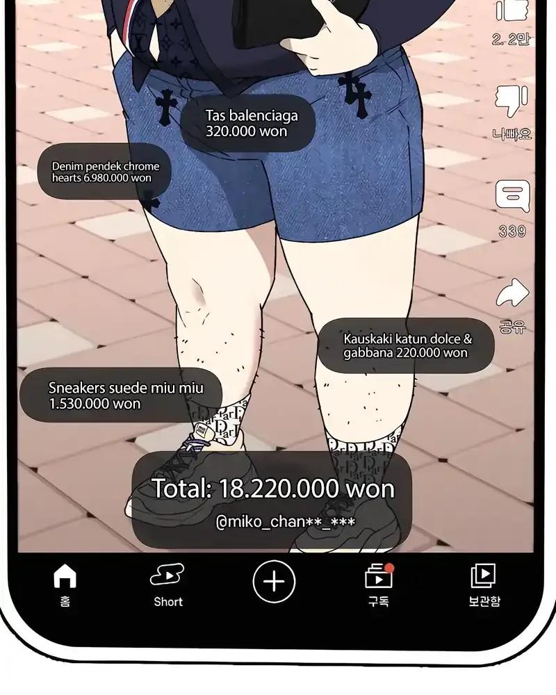 1 Million Won Per Second Bab 4 halaman 89