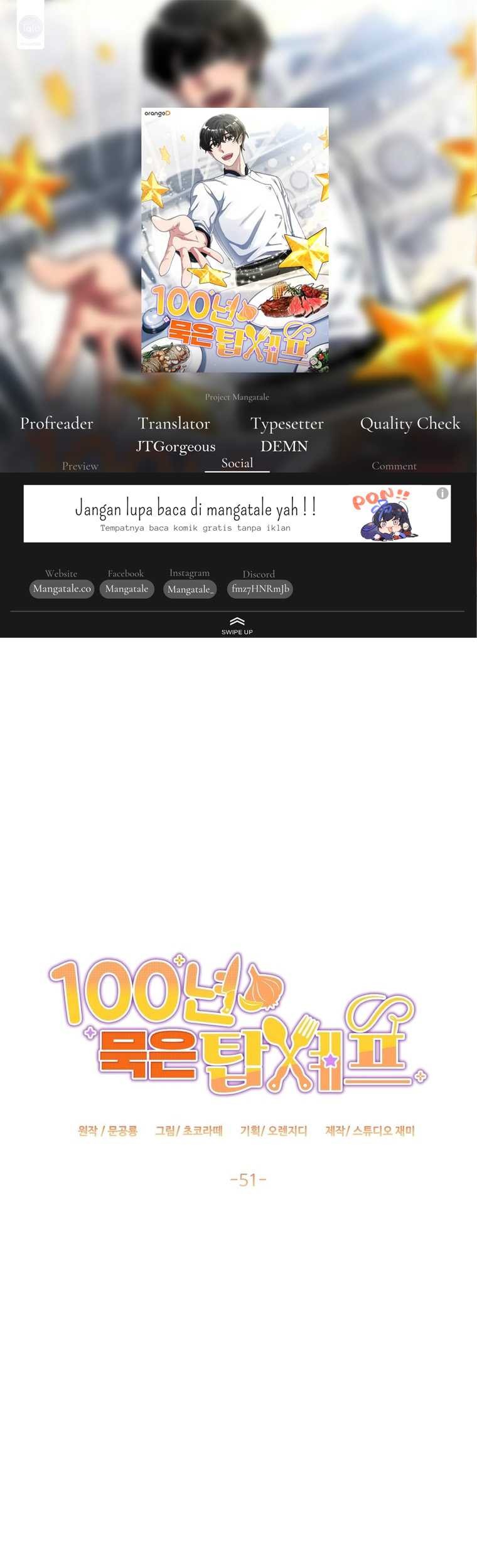 100 Years Old Top Chef chapter 51 halaman 1