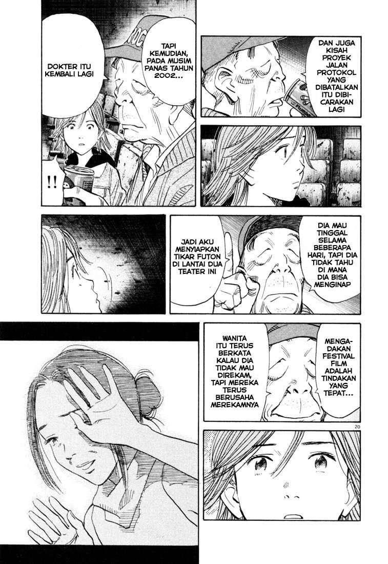 20th Century Boys chapter 117 halaman 21