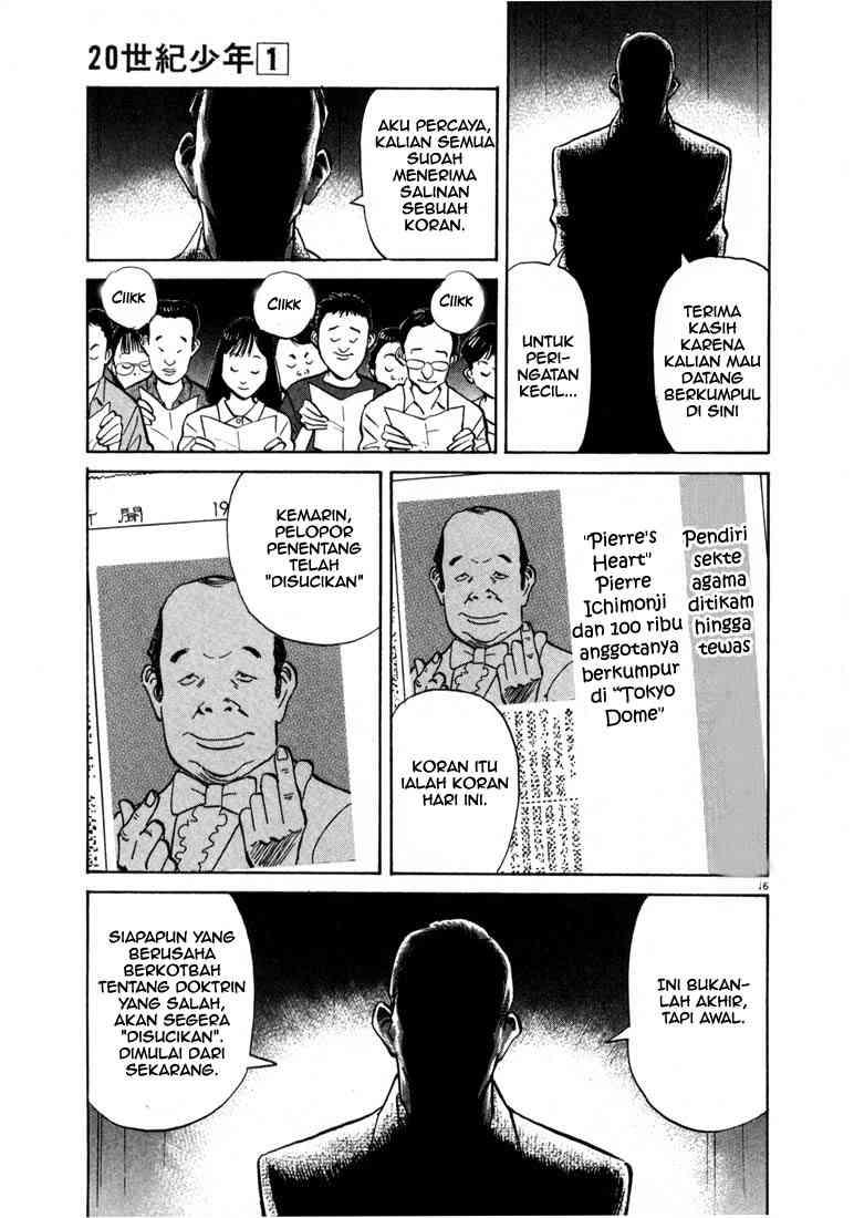 20th Century Boys chapter 9 halaman 16