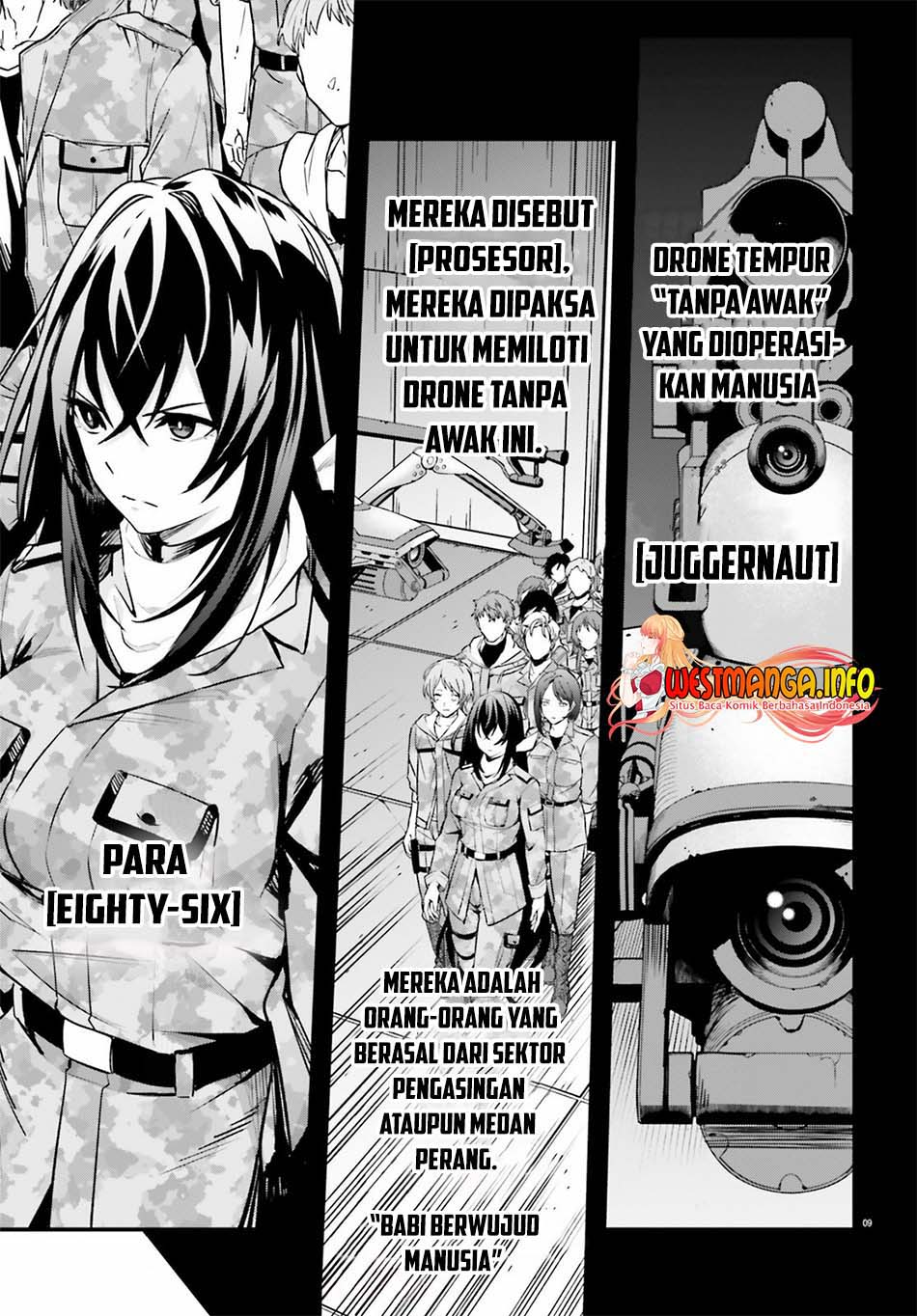 86 – Eighty Six – Fragmental Neoteny chapter 01 halaman 9