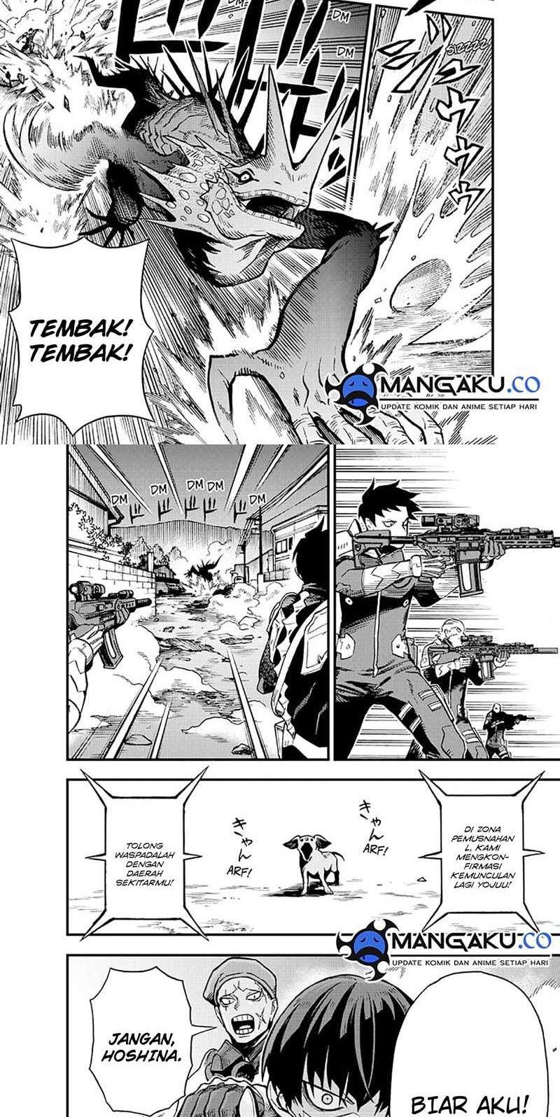 8Kaijuu B-Side Bab 03.1 halaman 8