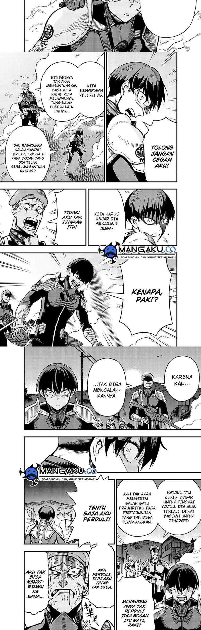 8Kaijuu B-Side Bab 03.1 halaman 9