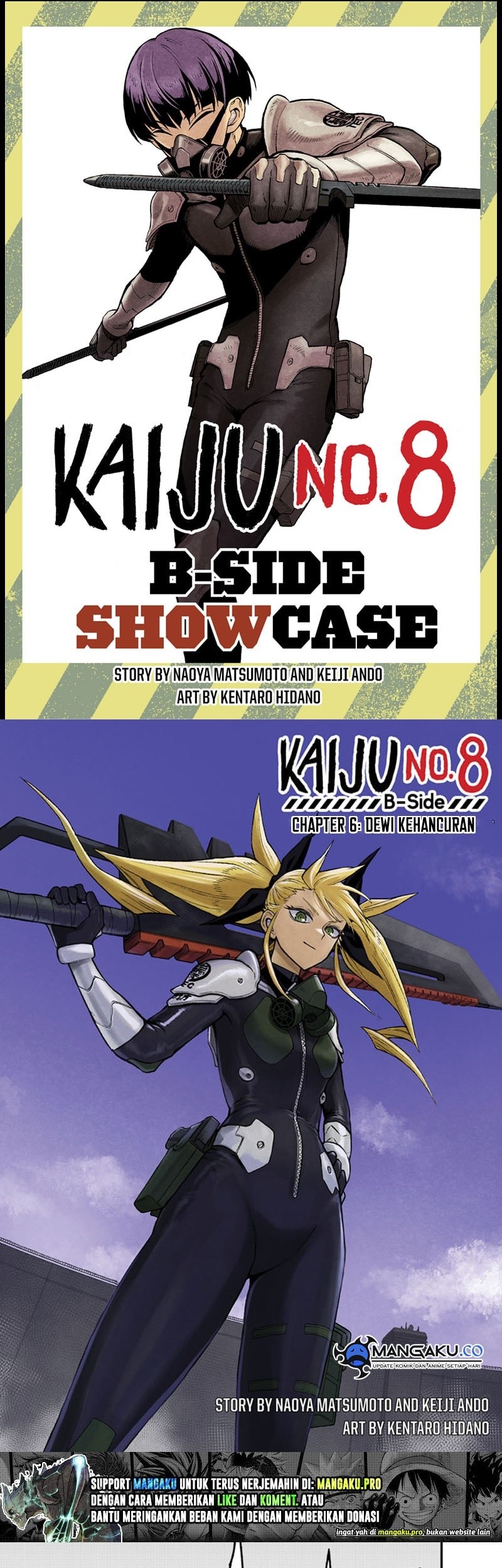 8Kaijuu B-Side Bab 06 halaman 1