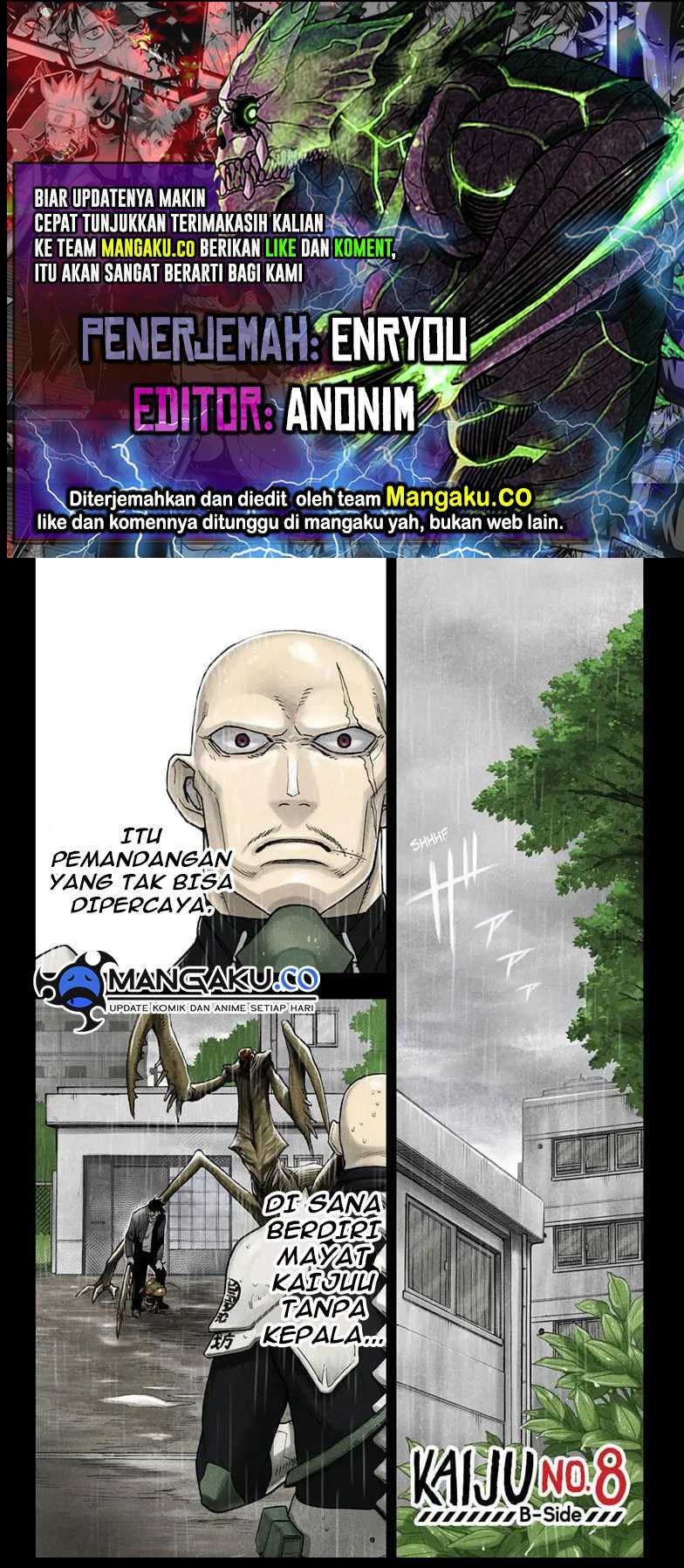 8Kaijuu B-Side Bab 09 halaman 1
