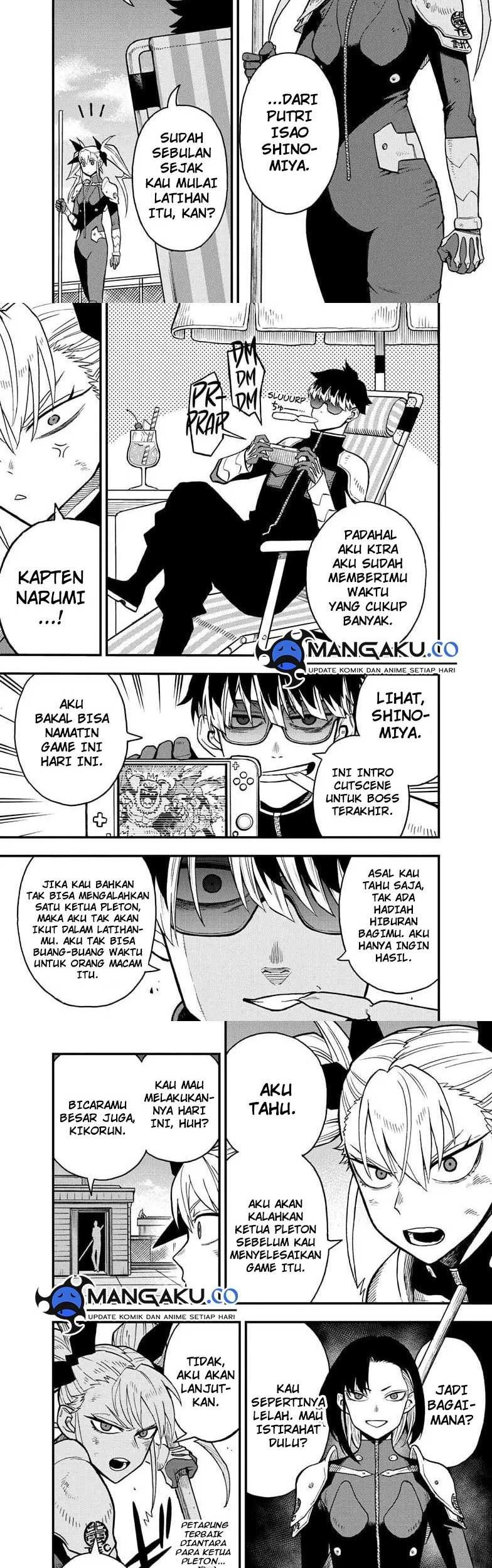 8Kaijuu B-Side Bab 09 halaman 5