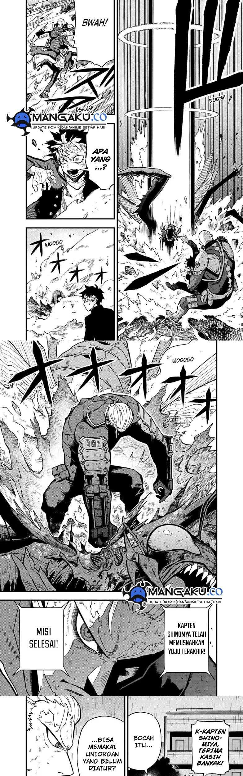 8Kaijuu B-Side Bab 09 halaman 17
