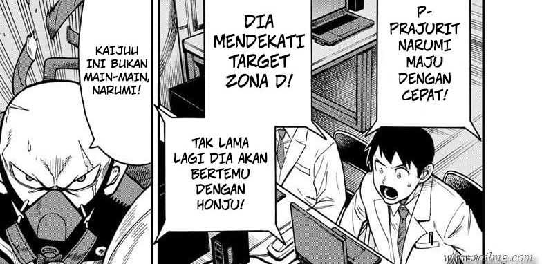 8Kaijuu B-Side Bab 11 halaman 23