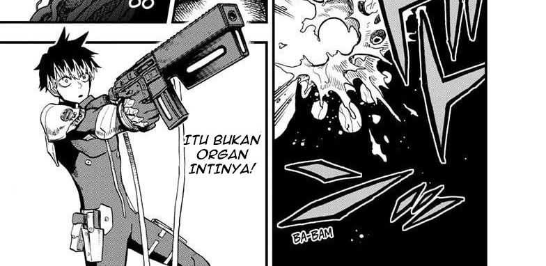 8Kaijuu B-Side Bab 11 halaman 53