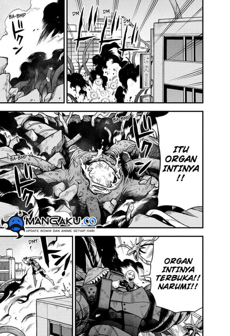 8Kaijuu B-Side Bab 12.1 halaman 9