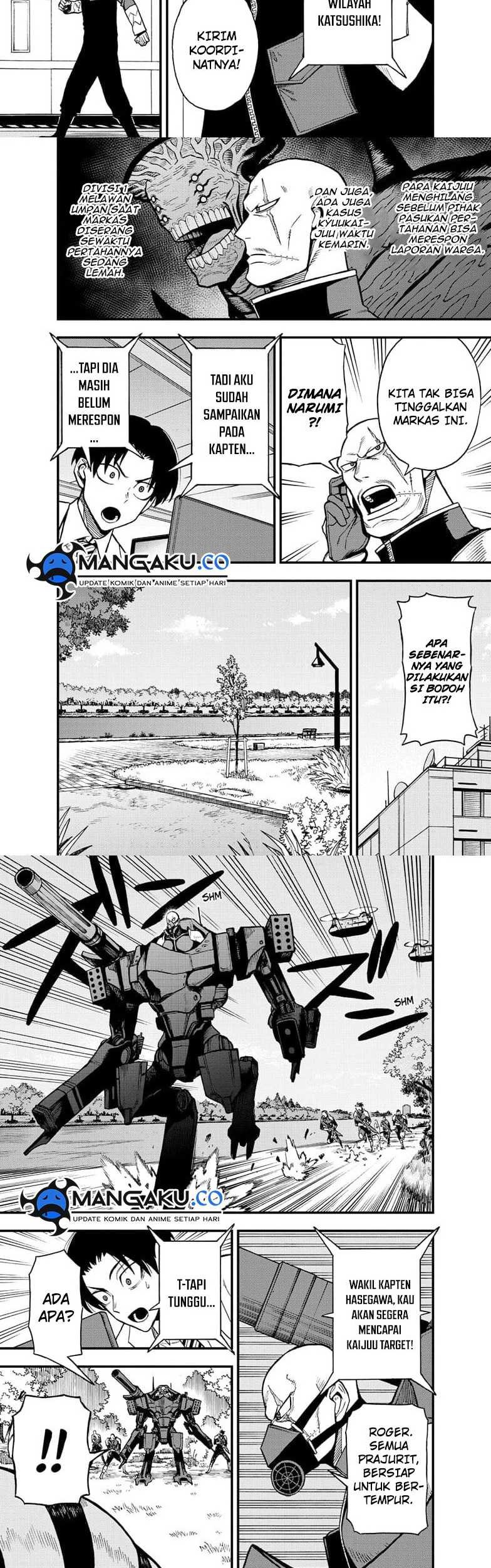8Kaijuu B-Side Bab 12.2 halaman 3