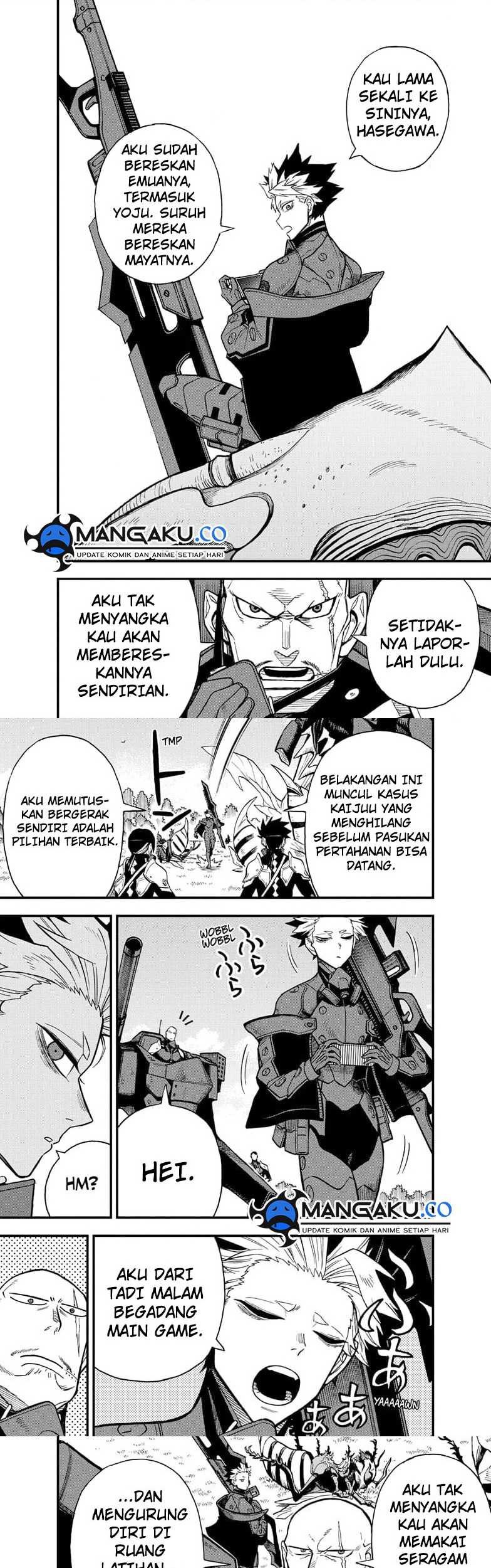 8Kaijuu B-Side Bab 12.2 halaman 6