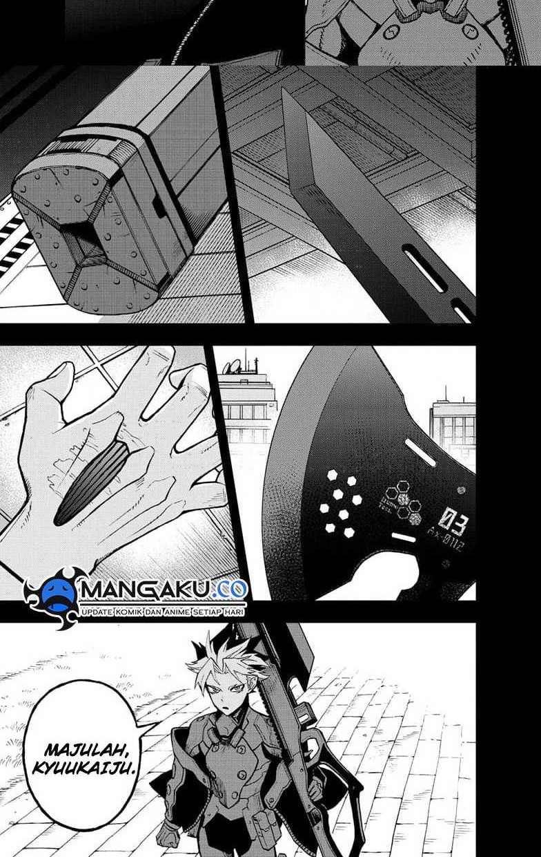 8Kaijuu B-Side Bab 12.2 halaman 11