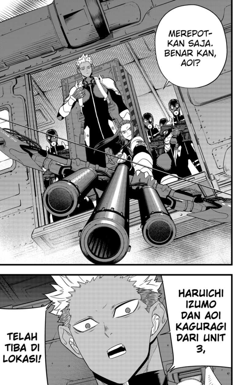 8Kaijuu Bab 100 halaman 15