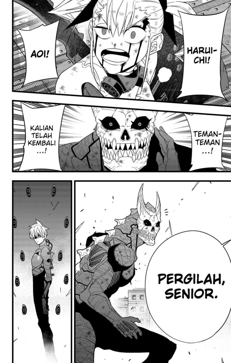 8Kaijuu Bab 100 halaman 16