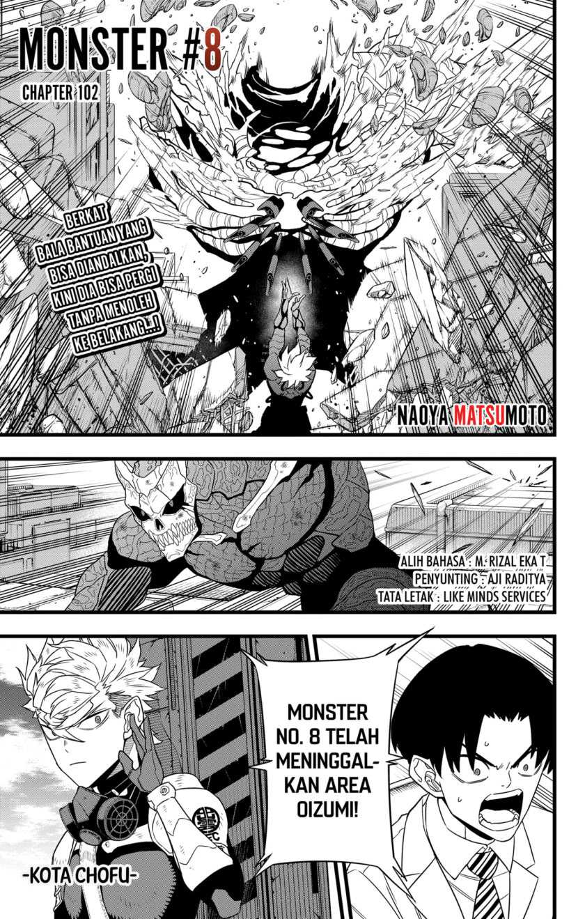 8Kaijuu Bab 102 halaman 1