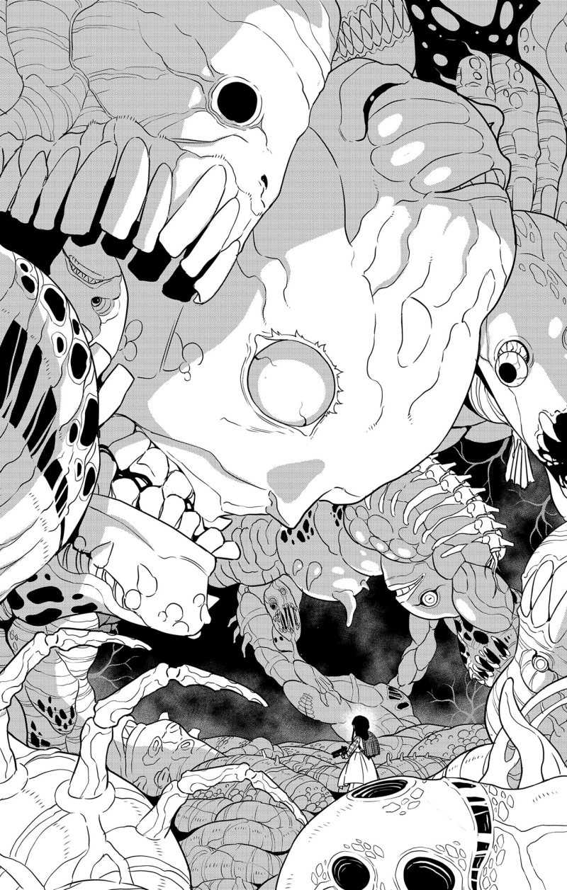 8Kaijuu Bab 103 halaman 27
