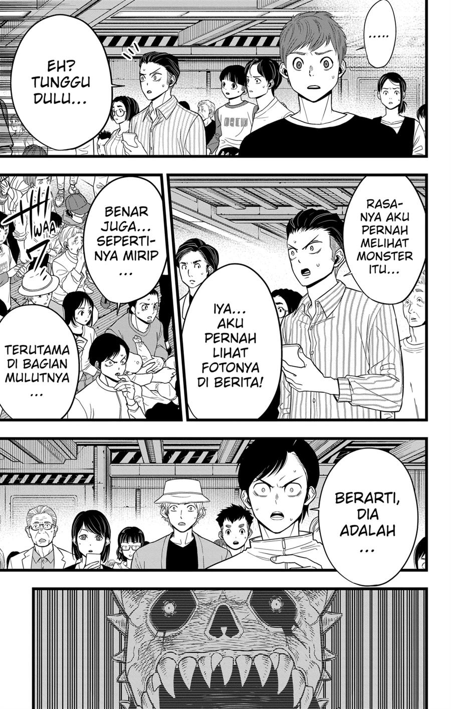 8Kaijuu Bab 105 halaman 7
