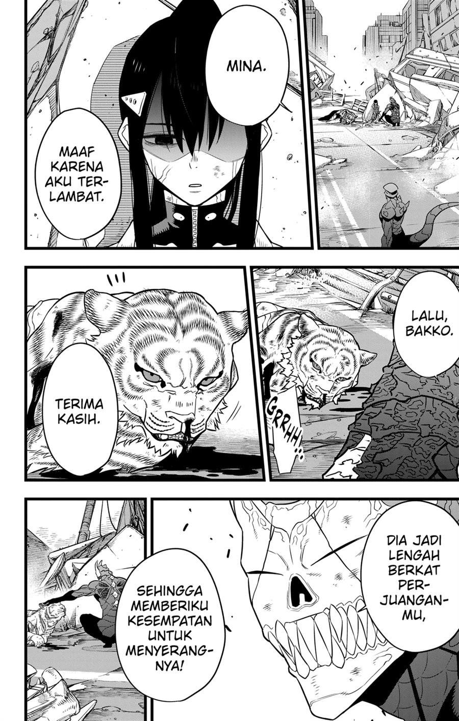 8Kaijuu Bab 105 halaman 10