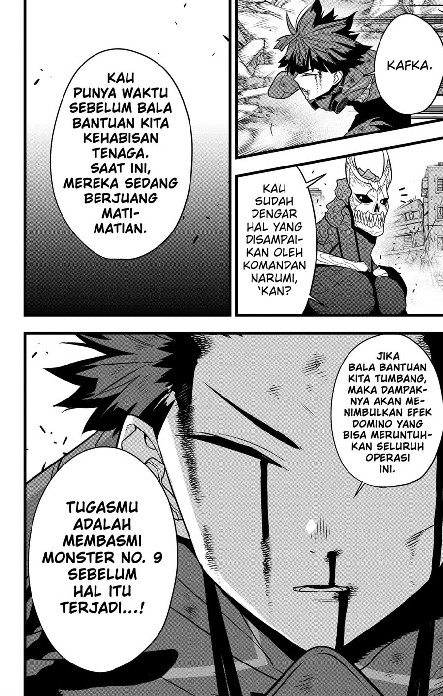 8Kaijuu Bab 105 halaman 12