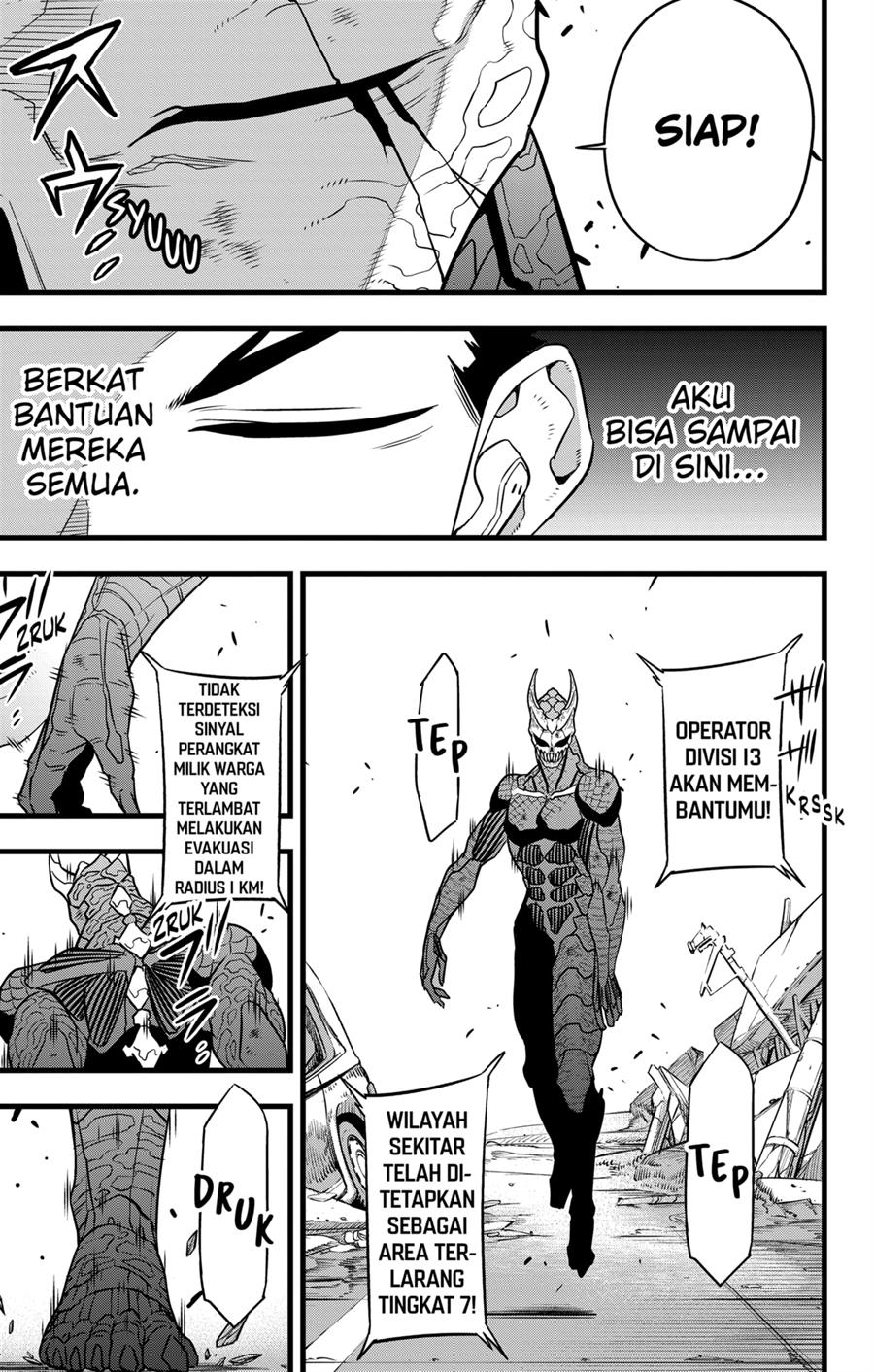 8Kaijuu Bab 105 halaman 13