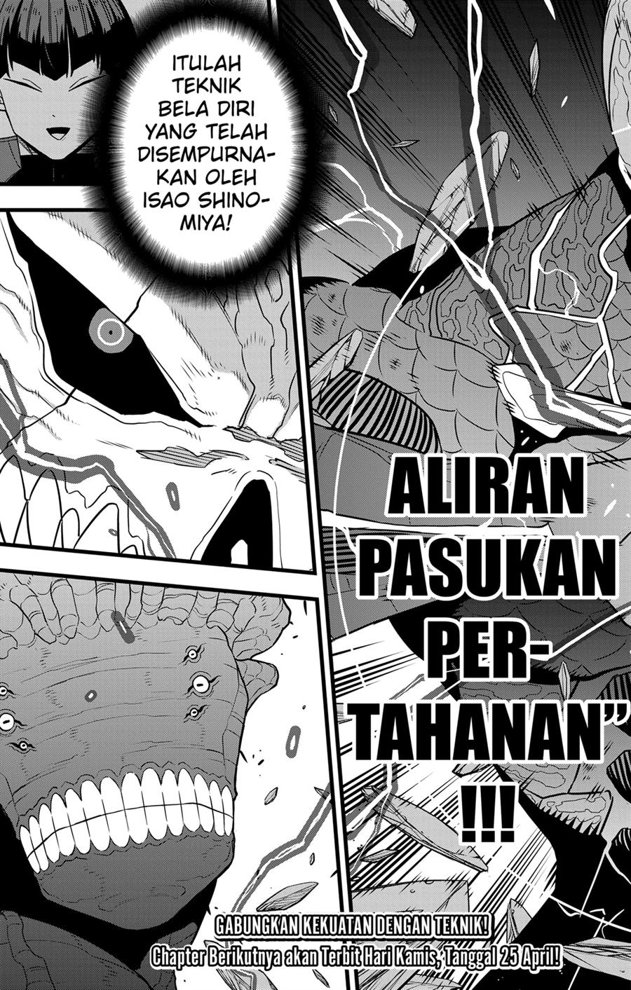 8Kaijuu Bab 105 halaman 25