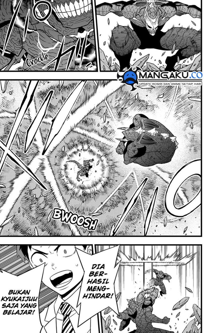 8Kaijuu Bab 110 halaman 12