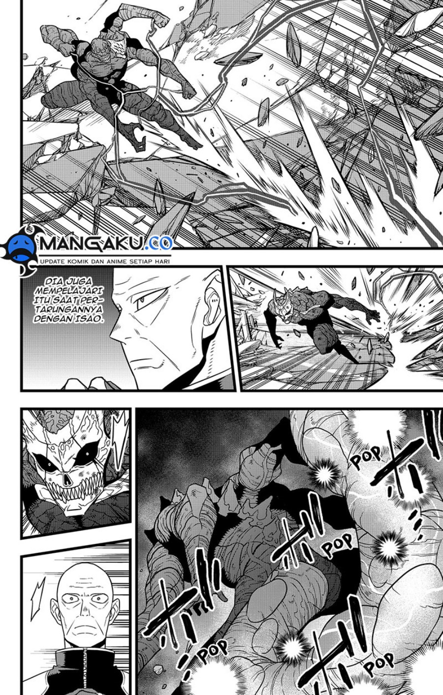8Kaijuu Bab 110 halaman 13