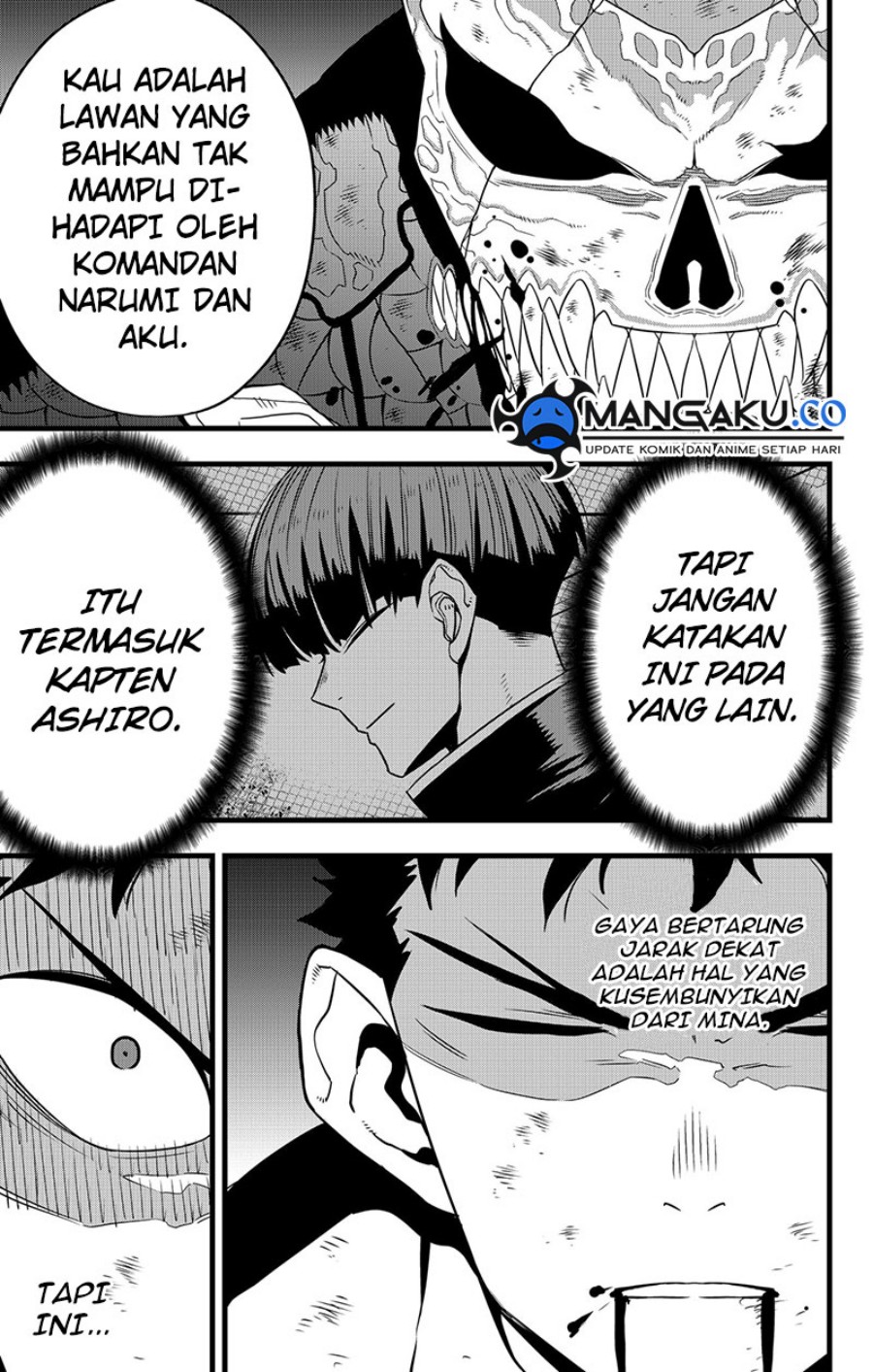 8Kaijuu Bab 110 halaman 20
