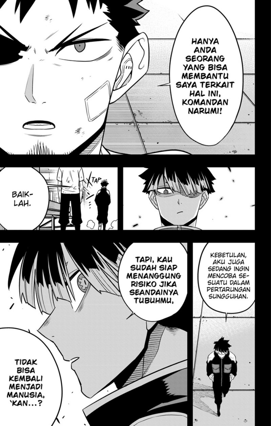 8Kaijuu Bab 111 halaman 3