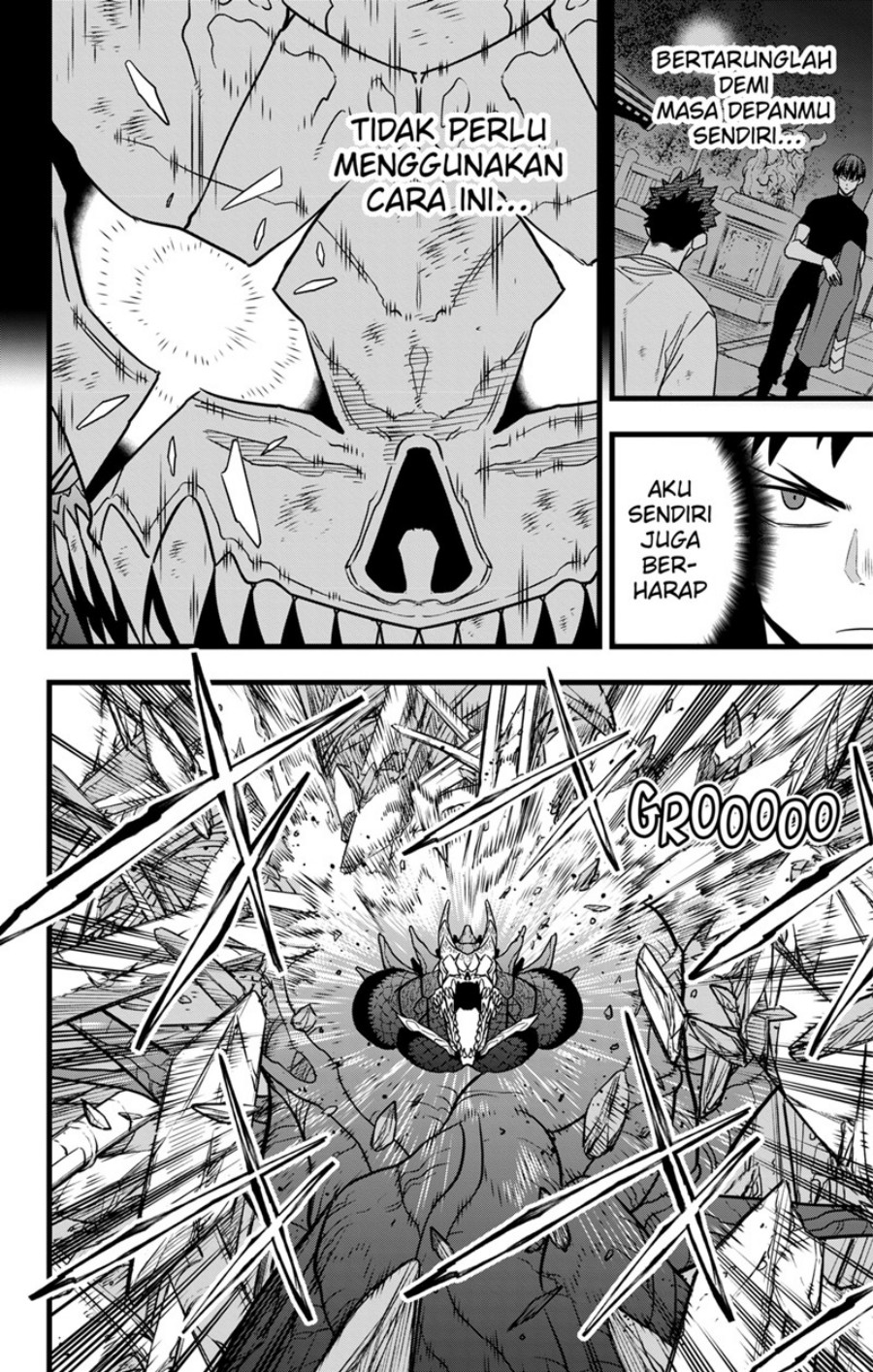 8Kaijuu Bab 111 halaman 4