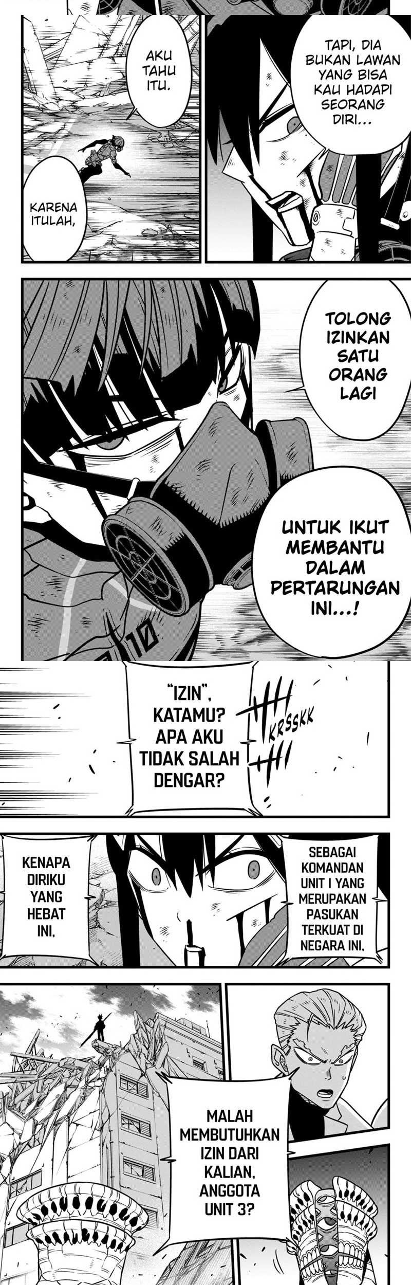 8Kaijuu Bab 115 halaman 12