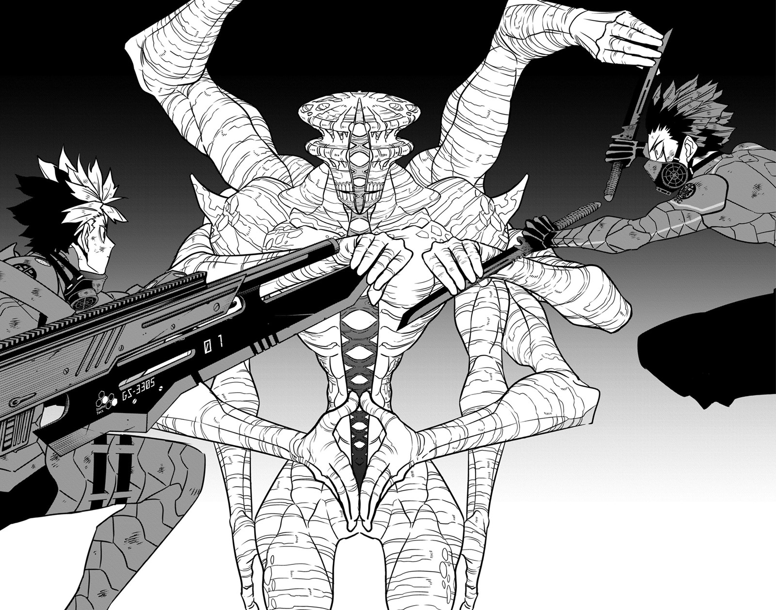 8Kaijuu Bab 116 halaman 23