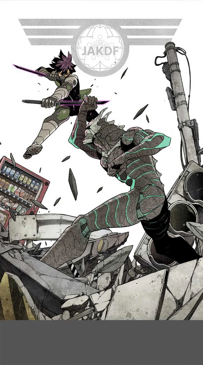 8Kaijuu Bab 119.5 halaman 8