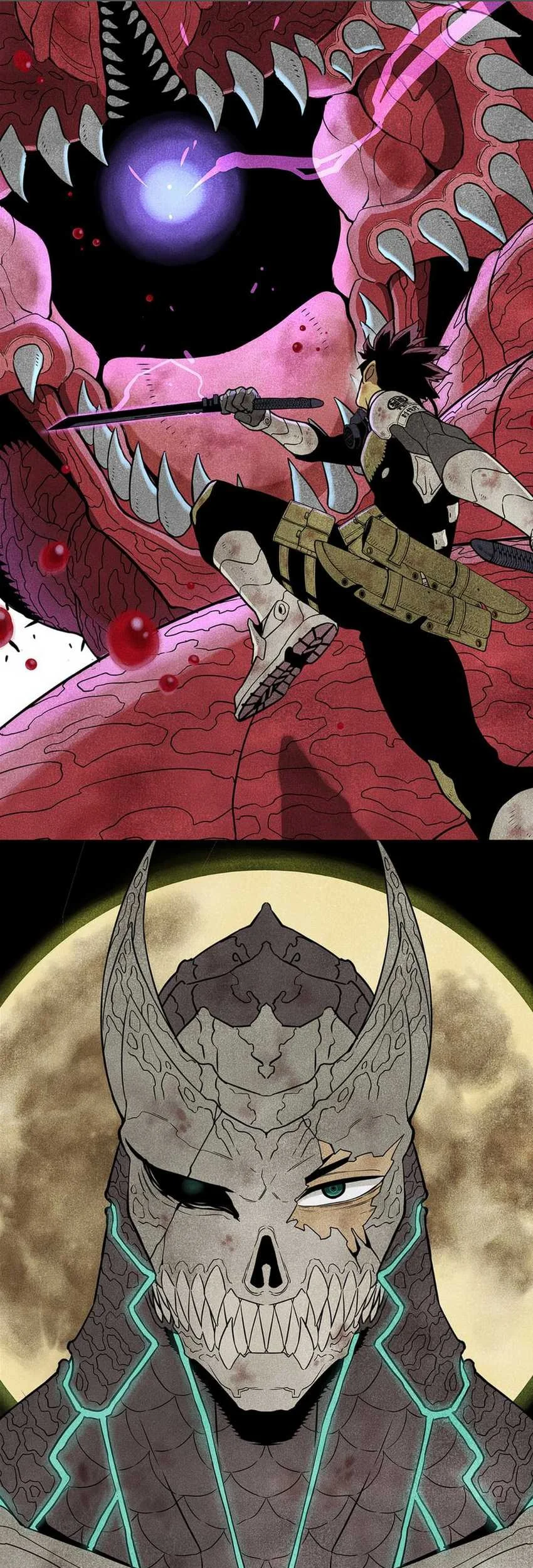 8Kaijuu Bab 119.5 halaman 10