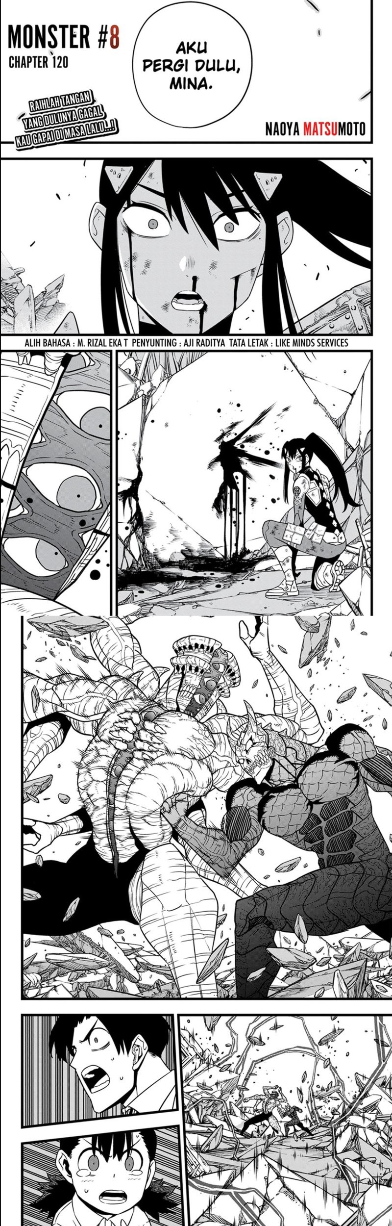 8Kaijuu Bab 120 halaman 1