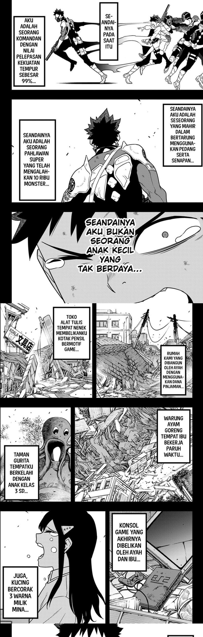 8Kaijuu Bab 120 halaman 7