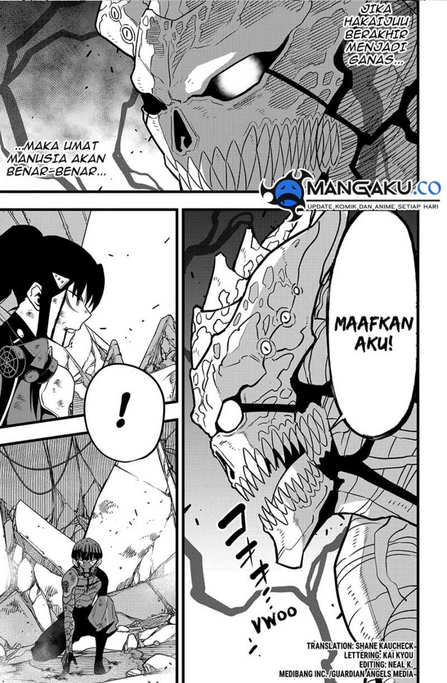 8Kaijuu Bab 121 halaman 4