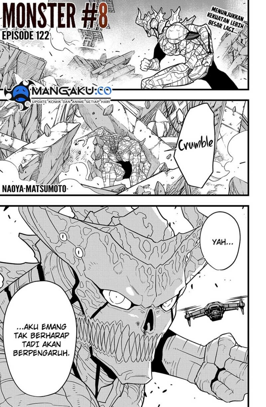 8Kaijuu Bab 122 halaman 2