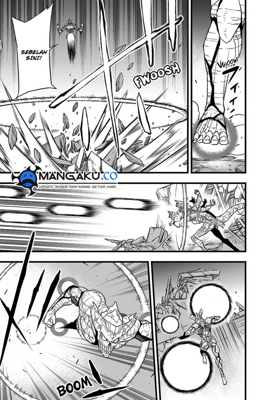 8Kaijuu Bab 122 halaman 14