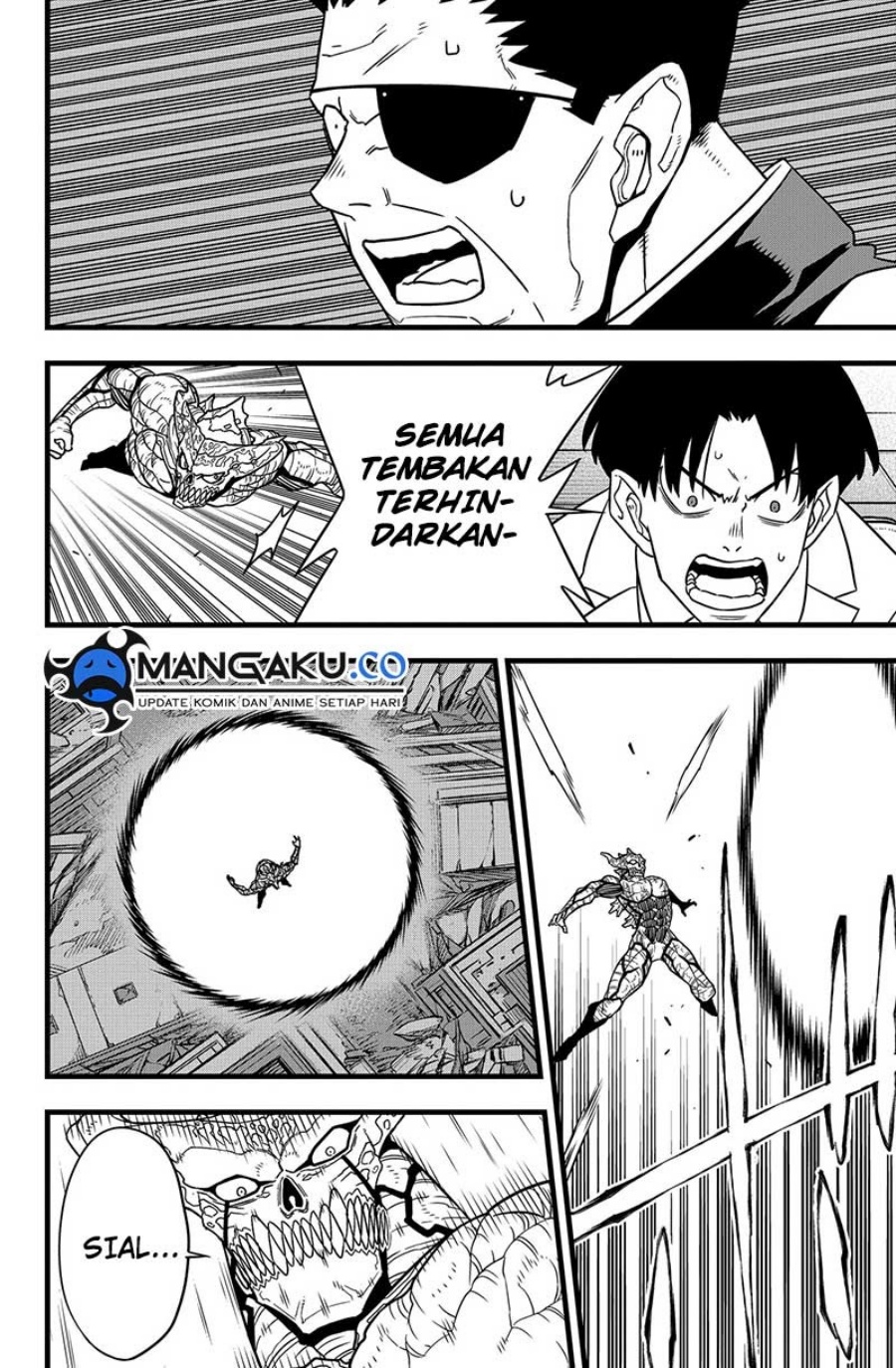 8Kaijuu Bab 122 halaman 16