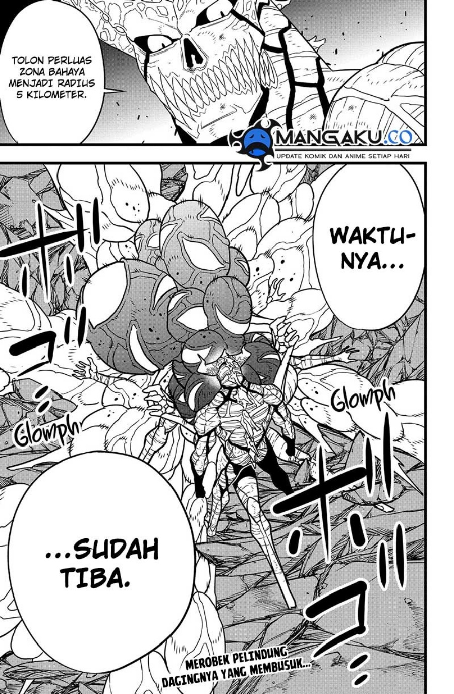 8Kaijuu Bab 122 halaman 25